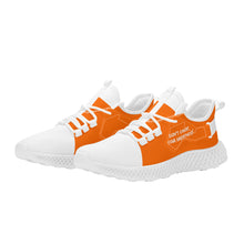 Load image into Gallery viewer, DCYG White & Neon Orange NP5 Mesh Knit Shoes Mens up to size 11 only