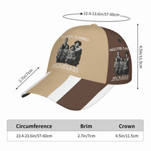 Load image into Gallery viewer, Ancestors Family, Black, White Logo & Brown, Tan ,White Curved Brim Baseball Cap (AOP)