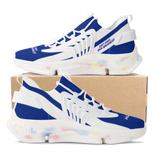 Load image into Gallery viewer, DCYG X2 Royal Blue & White , Air Max React Sneakers - White