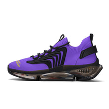 Load image into Gallery viewer, DCYG Purple & Gold Air Max React Sneakers - Black