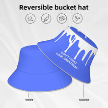 Load image into Gallery viewer, DCYG 24 DRIP White & Blue Bucket Hat