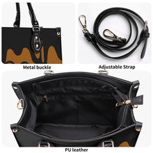 Load image into Gallery viewer, DRIP LO Black Logo & Brown Multiple Sizes Upgraded Luxury Women PU Leather Handbag