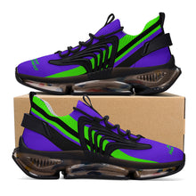 Load image into Gallery viewer, DCYG X2 Purple & Green Air Max React Sneakers - Black