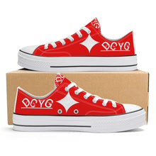 Load image into Gallery viewer, DCYG Xclusive Unisex Classic Low Top Canvas Shoes - White