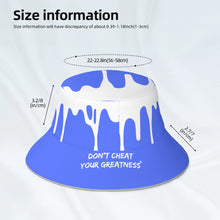 Load image into Gallery viewer, DCYG 24 DRIP White & Blue Bucket Hat