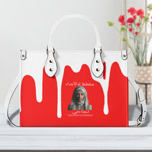 Load image into Gallery viewer, Ancestors, Muslim, White Logo, White Drip & Red Multiple Sizes Upgraded Luxury Women PU Leat