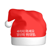 Load image into Gallery viewer, DCYG Korean Adult Plush Christmas Hat