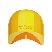 Load image into Gallery viewer, DCYG Orange & Yellow S24 Curved Brim Baseball Cap (AOP)