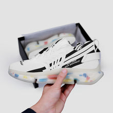 Load image into Gallery viewer, DCYG X2 White & Black Air Max React Sneakers - White