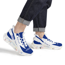 Load image into Gallery viewer, DCYG X2 Royal Blue & White , Air Max React Sneakers - White