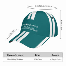 Load image into Gallery viewer, Ancestors Irish , White Logo , White Stripes & Green Curved Brim Baseball Cap (AOP)