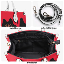 Load image into Gallery viewer, DRIP Orange CR Logo & Black Multiple Sizes Upgraded Luxury Women PU Leather Handbag