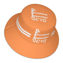 Load image into Gallery viewer, DCYG 24 DEI White & Orange Bucket Hat