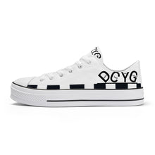 Load image into Gallery viewer, DCYG Xclusive Unisex Classic Low Top Canvas Shoes - White