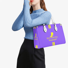 Load image into Gallery viewer, DCYG Yellow Red Bottoms & Purple Multiple Sizes Upgraded Luxury Women PU Leather Handbag