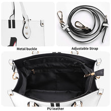 Load image into Gallery viewer, DCYG Black Red Bottoms & White Multiple Sizes Upgraded Luxury Women PU Leather Handbag