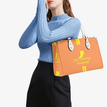 Load image into Gallery viewer, DCYG Yellow Red Bottoms & Orange Multiple Sizes Upgraded Luxury Women PU Leather Handbag
