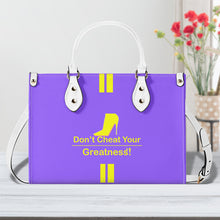 Load image into Gallery viewer, DCYG Yellow Red Bottoms & Purple Multiple Sizes Upgraded Luxury Women PU Leather Handbag