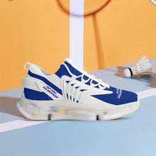 Load image into Gallery viewer, DCYG X2 Royal Blue & White , Air Max React Sneakers - White