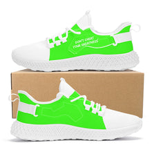 Load image into Gallery viewer, DCYG White & Neon Green NP5 Mesh Knit Shoes .Mens up to size 11 only