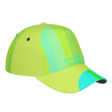 Load image into Gallery viewer, DCYG Light Green & Teal S24 Curved Brim Baseball Cap (AOP)