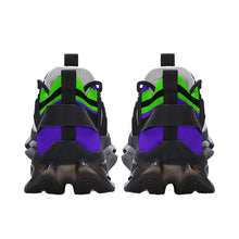 Load image into Gallery viewer, DCYG X2 Purple & Green Air Max React Sneakers - Black