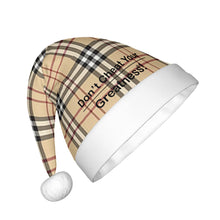 Load image into Gallery viewer, DCYG Burberry Adult Plush Christmas Hat