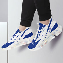 Load image into Gallery viewer, DCYG X2 Royal Blue & White , Air Max React Sneakers - White