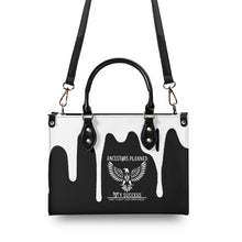 Load image into Gallery viewer, Native , White Logo, White Drip & Black Multiple Sizes Upgraded Luxury Women PU Leather Handbag