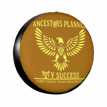 Load image into Gallery viewer, Ancestors Native, Yellow Logo & Brown Tire cover