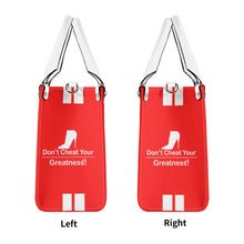 Load image into Gallery viewer, DCYG White Red Bottoms & Red Multiple Sizes Upgraded Luxury Women PU Leather Handbag