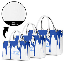 Load image into Gallery viewer, Ancestors Korean,Blue Logo &;Multiple Sizes Upgraded Luxury Women PU Leather Handbag