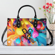 Load image into Gallery viewer, DCYG Black Logo & Multi-Color Balloons Multiple Sizes Upgraded Luxury Women PU Leather Handbag
