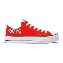 Load image into Gallery viewer, DCYG Xclusive Unisex Classic Low Top Canvas Shoes - White