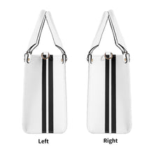 Load image into Gallery viewer, Ancestors+ Black Family, Black Logo & Black Stripes, Pink Multiple Sizes Upgraded Luxury Women PU Leather Handbag