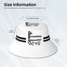 Load image into Gallery viewer, DCYG DEI 24 Black & White Bucket Hat
