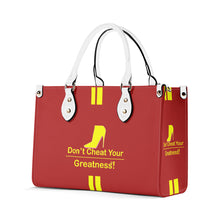 Load image into Gallery viewer, DCYG Yellow Red Bottoms & Red Multiple Sizes Upgraded Luxury Women PU Leather Handbag