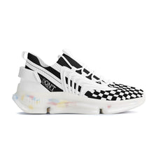 Load image into Gallery viewer, DON'T DX4 White Logo Black Stripes & White Air Max React Sneakers - l