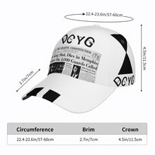 Load image into Gallery viewer, DCYG Black History Curved Brim Baseball Cap (AOP)
