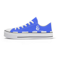 Load image into Gallery viewer, E9 Edition Unisex Classic Low Top Canvas Shoes - White