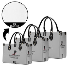 Load image into Gallery viewer, DCYG Black Red Bottoms & Grey Multiple Sizes Upgraded Luxury Women PU Leather Handbag