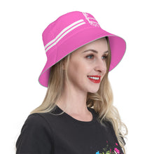 Load image into Gallery viewer, DCYG DEI 24 White & Pink Bucket Hat