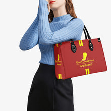 Load image into Gallery viewer, DCYG Yellow Red Bottoms & Red Multiple Sizes Upgraded Luxury Women PU Leather Handbag