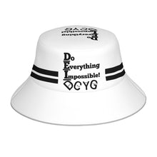 Load image into Gallery viewer, DCYG DEI 24 Black & White Bucket Hat