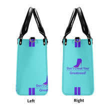 Load image into Gallery viewer, DCYG Purple Red Bottoms & Light Blue Multiple Sizes Upgraded Luxury Women PU Leather Handbag