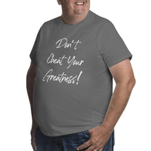 Load image into Gallery viewer, DCYG White Curdsive Logo Men's Plus Size T-shirt