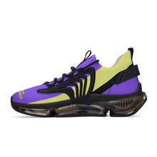 Load image into Gallery viewer, DCYG X2 Purple & Gold Air Max React Sneakers - Black