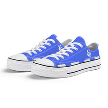 Load image into Gallery viewer, E9 Edition Unisex Classic Low Top Canvas Shoes - White