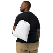 Load image into Gallery viewer, DCYG N UR DRIP White Logo & Black Drawstring bag