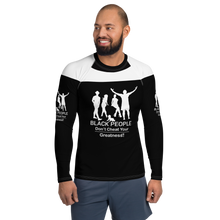 Load image into Gallery viewer, DCYG Black People Men's Rash Guard